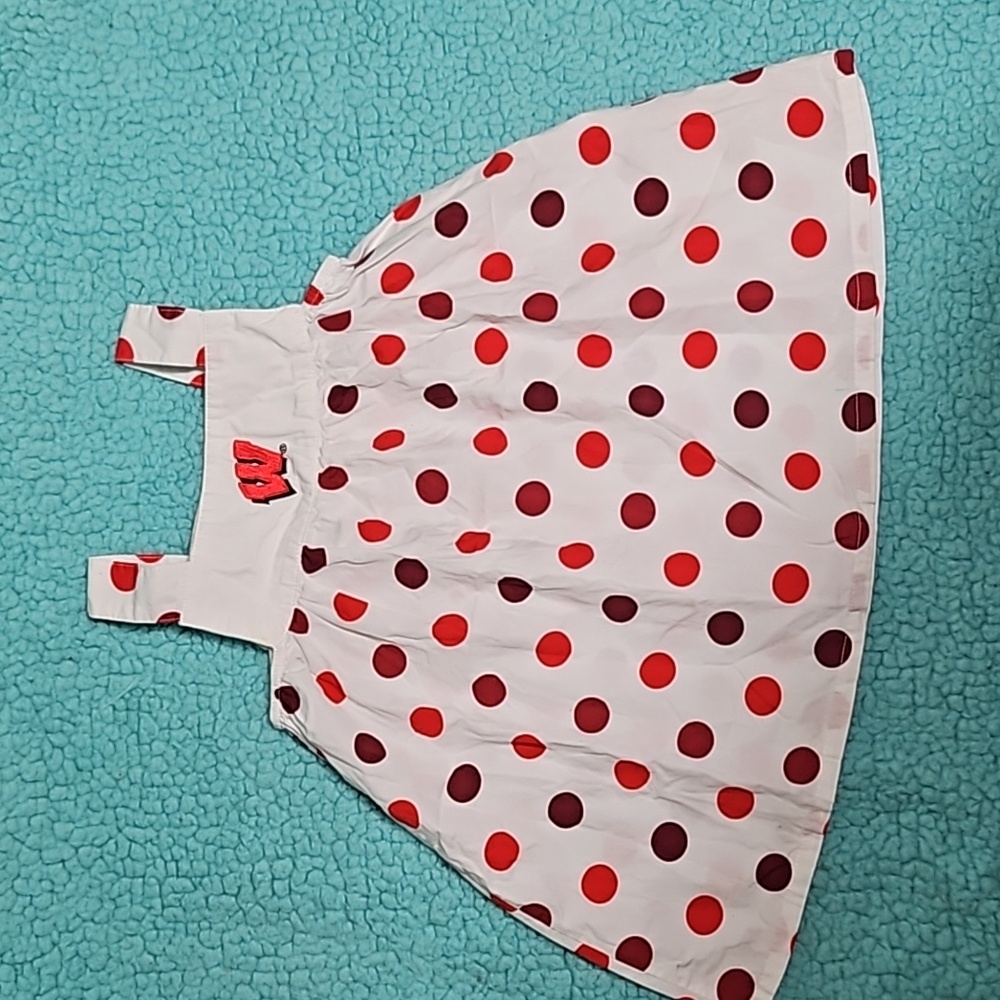 Wisconsin Badgers smock dress 2T
